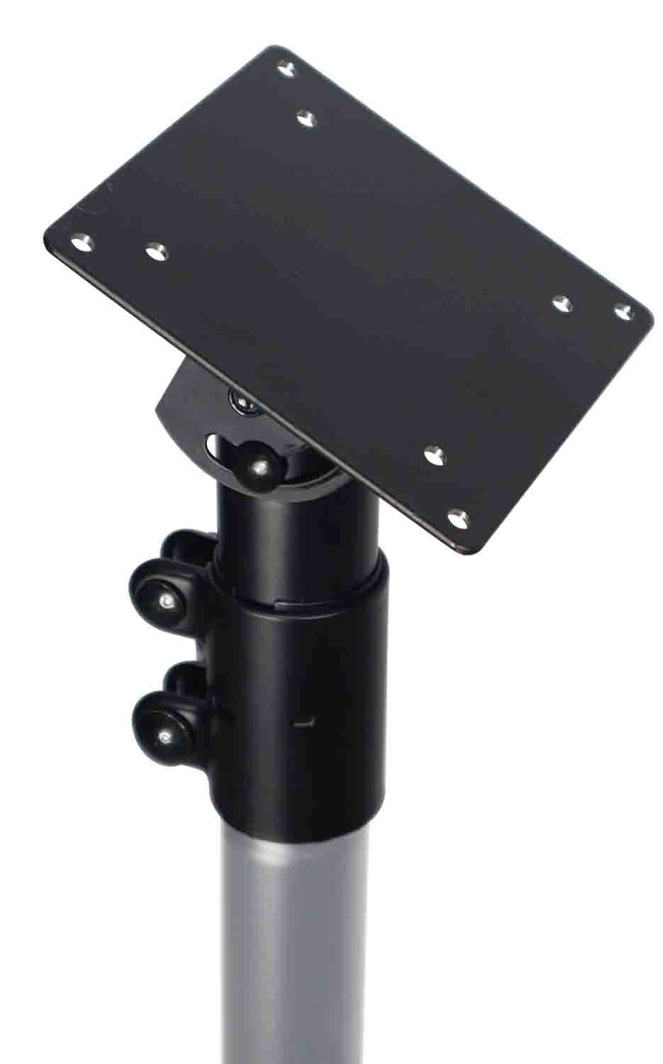ProX X-LTF01BK Laptop Shelf Fits on Speaker Stand & Monitor VESA Arm Mount - Black - Hollywood DJ