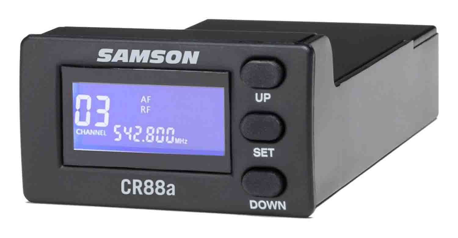 Samson SWMC88HQ6-K Concert 88a Wireless Handheld Microphone System for XP310w or XP312w PA System - Hollywood DJ