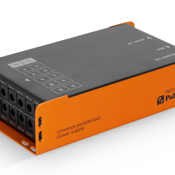 Fuente Alimentación Pedalera Palmer PWT 12 IEC - 12 Salidas Aisladas, USB, Voltaje Variable