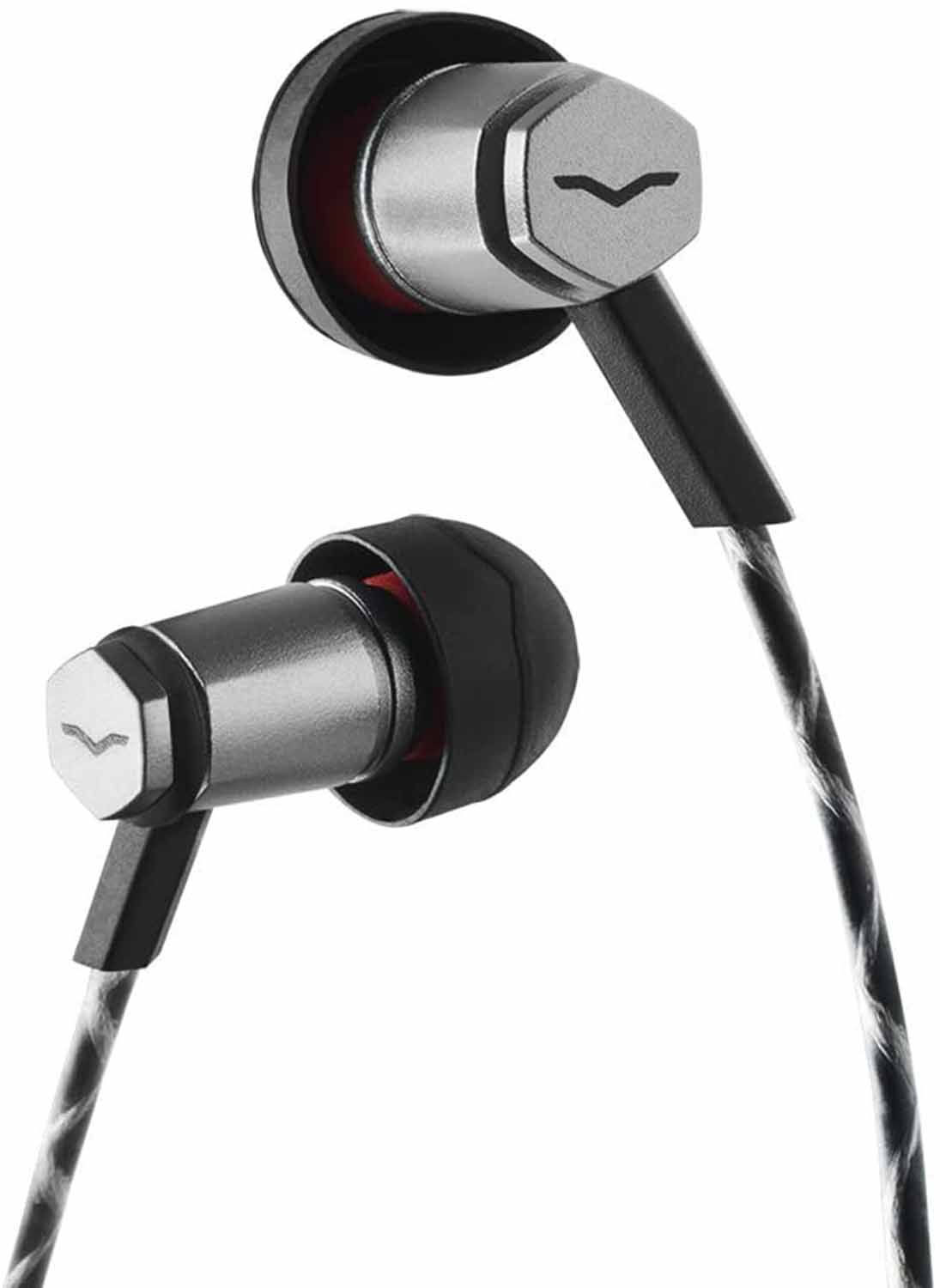 Roland FRZM-I-GUNBK In-Ear Headphones with 3-Button Remote & Microphone - Gunmetal Black - Hollywood DJ