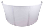 PROX XF-LUNA WH LUNA DJ Facade 5 Panel Circular White Hardware with Black White Scrim Kit - Hollywood DJ