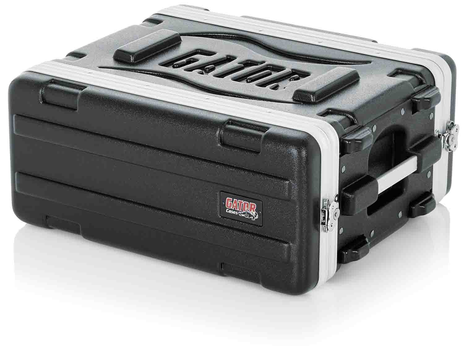 Gator Cases GR-4S Shallow Molded 4U Audio Rack Case 14.25″ Deep - Hollywood DJ