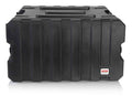 Gator Cases G-PROR-6U-19, 6U Deep Molded Audio Rack Case with Wheels - 19 Inch - Hollywood DJ