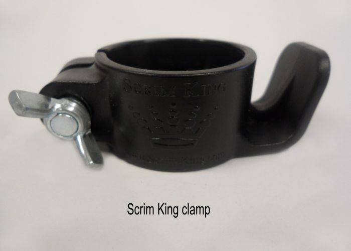 Scrim King SS-CLP-01 Speaker/Lighting Stand Clamp - 4 Pack - Hollywood DJ