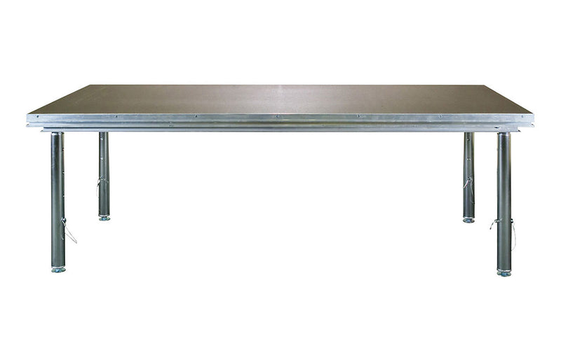 Global Truss GT-STAGE-ADJUST, Adjustable Portable Stage with Removable Legs - 3.28 x 6.56 ft - Hollywood DJ
