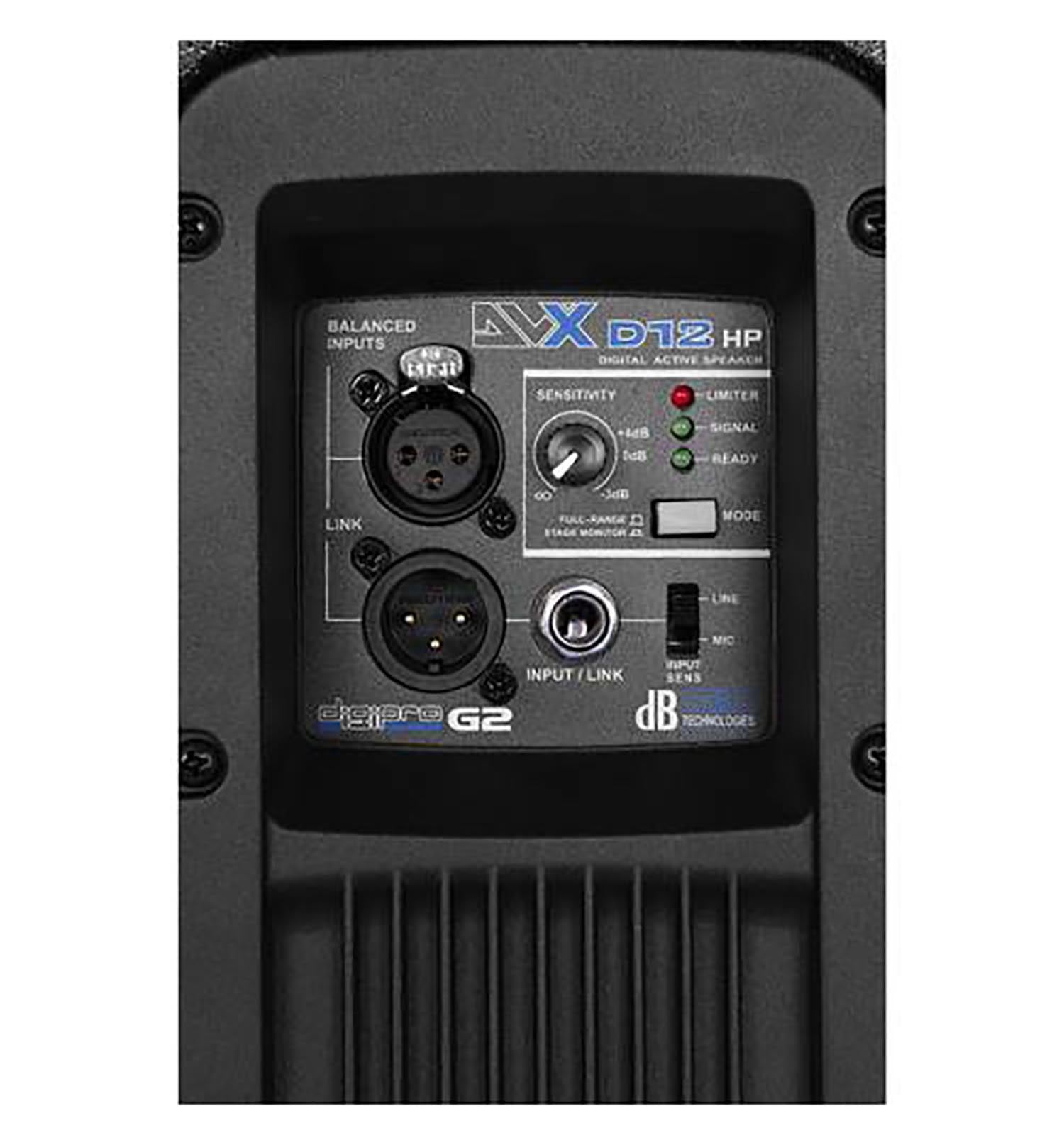dB Technologies DVX D12 HP, 12" 2-Way Active Speaker - 700W - Hollywood DJ