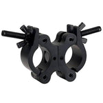 Odyssey LACSDP50B, Aluminum Swivel Dual Pro Wide Lighting Clamp In Black - Hollywood DJ