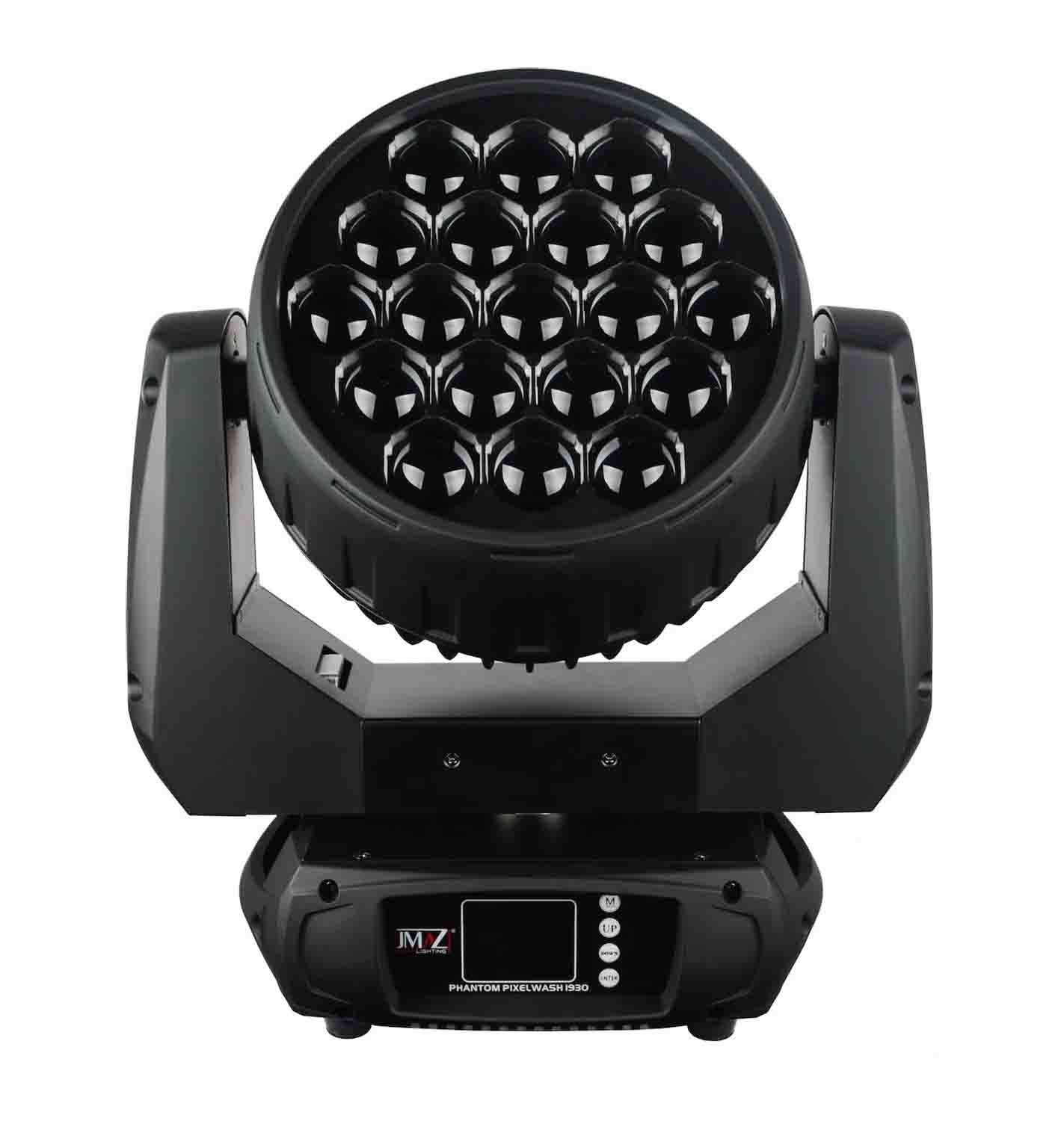 JMAZ Phantom Pixel Wash 1930Z LED Wash Moving Head with Zoom 6~60 degree - Black - Hollywood DJ
