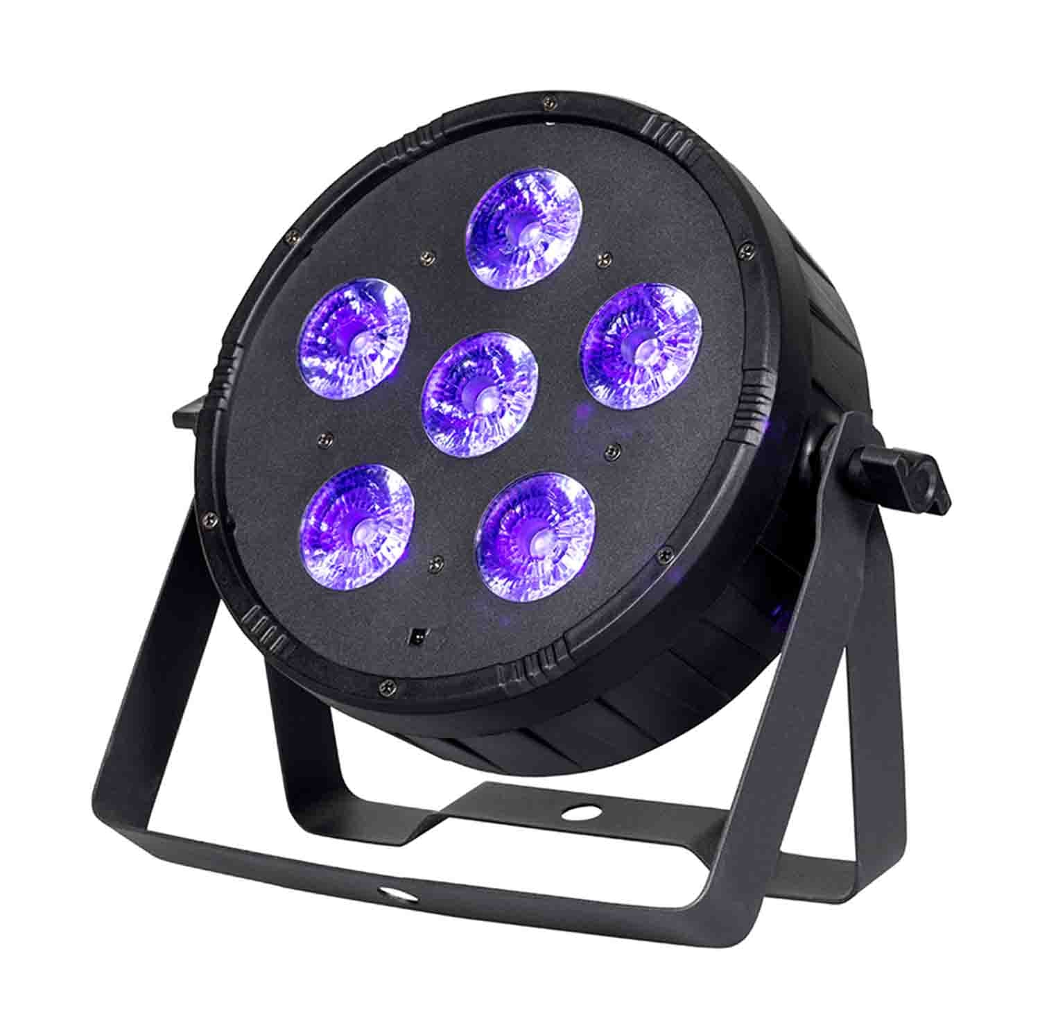 ColorKey CKU-2250 VividPar Hex 6, Hex-Colored RGBAW+UV LED Wash Light - Hollywood DJ