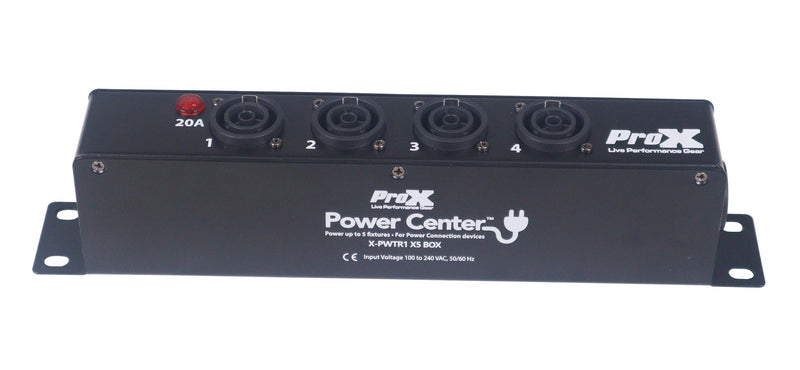 ProX X-PWTR1X5 BOX, 4-Way Power Splitter Box for True Power Connection by ProX Cases
