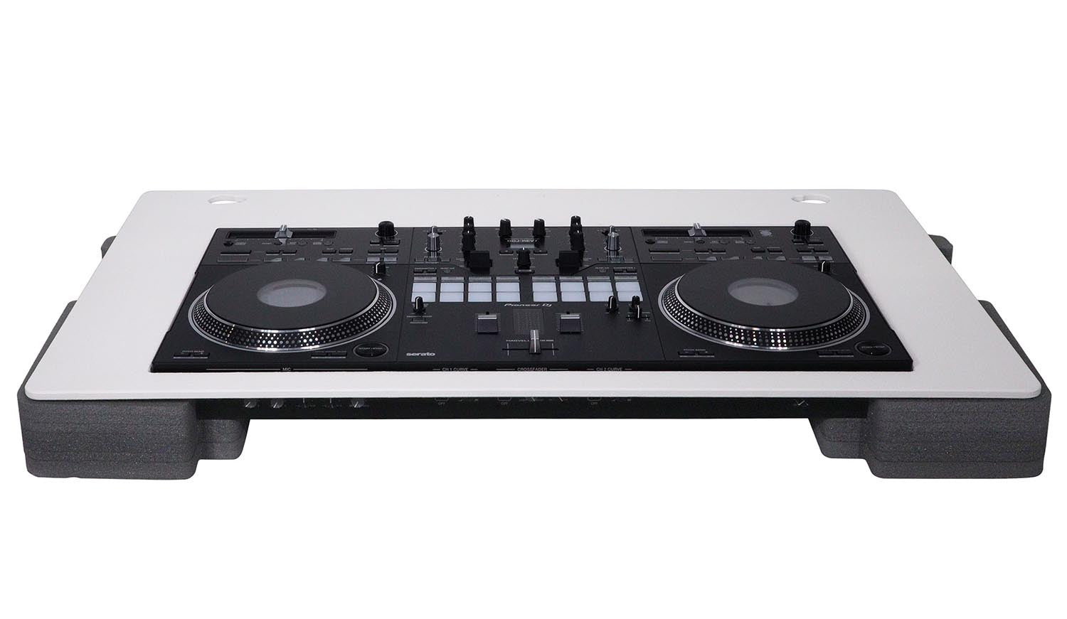 ProX XZF-DJREV7WPLATE Replacement Face Top Plate for Pioneer DDJ-REV7 Control Tower DJ Booth - White Finish - Hollywood DJ