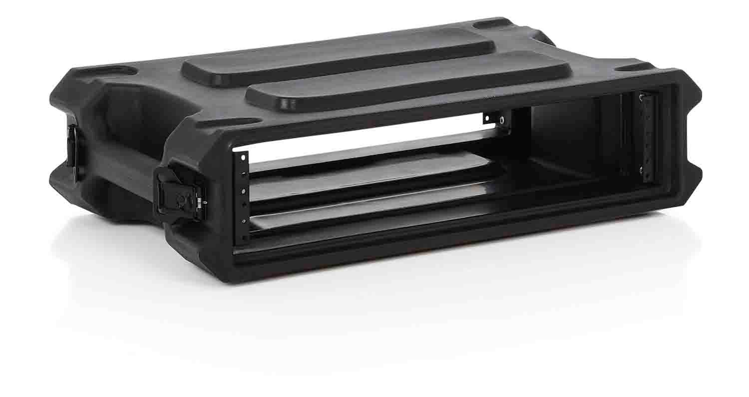 Gator Cases G-PRO-2U-13, 2U Deep Molded Audio Rack Case - 13 Inch - Hollywood DJ