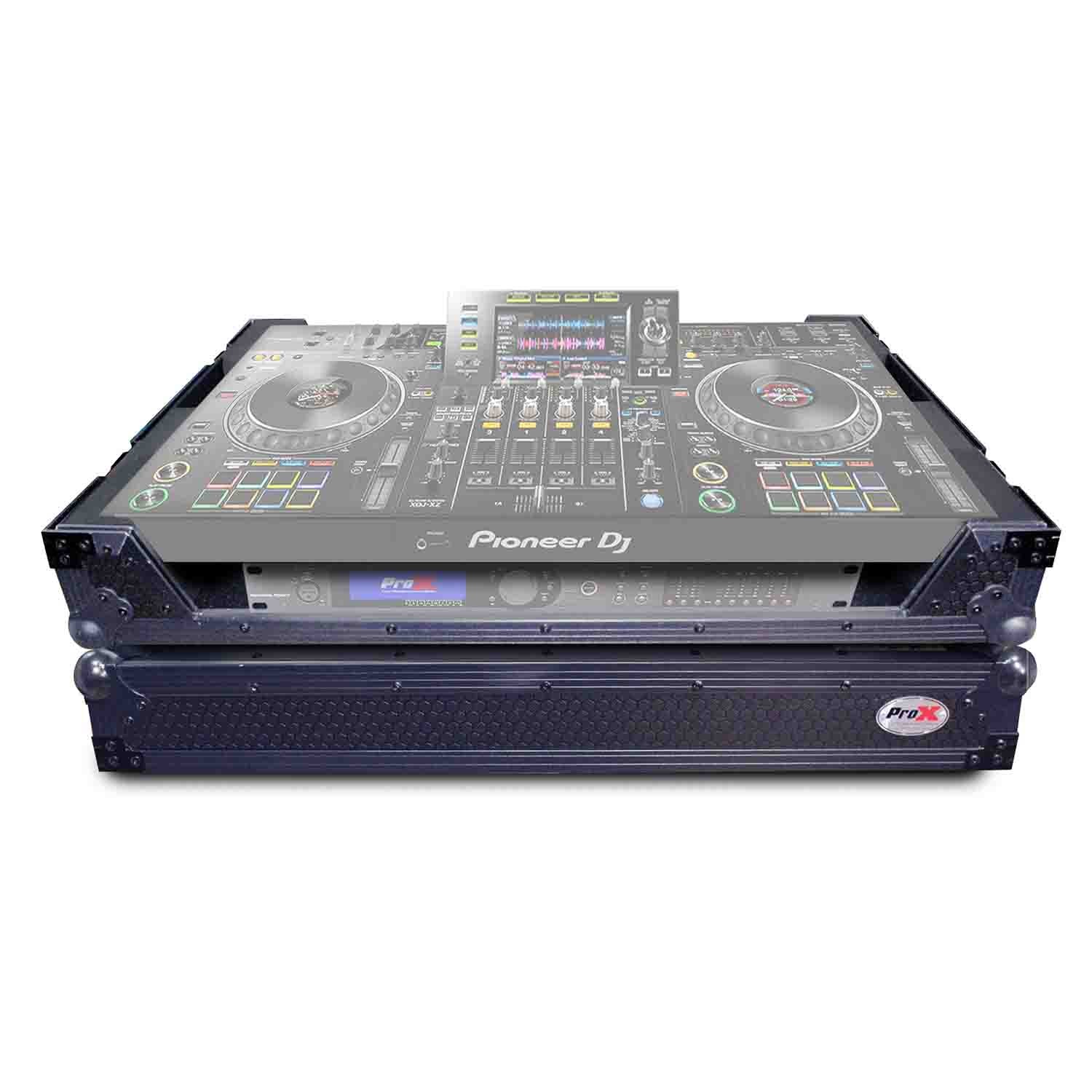 ProX XS-XDJXZ WBL, Flight Case for Pioneer XDJ-XZ Standalone DJ System with Wheels - Black - Hollywood DJ