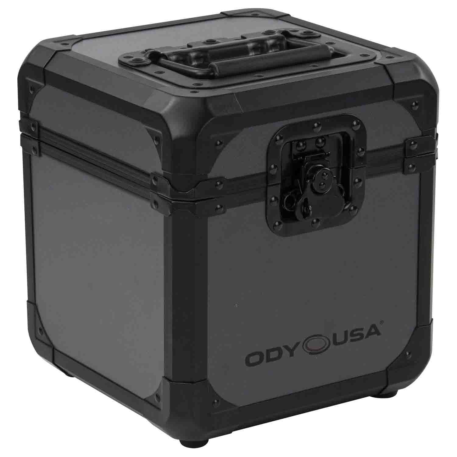 Odyssey K7060BLG Utility Case for 60 7″ Vinyl Records - Black Gray - Hollywood DJ