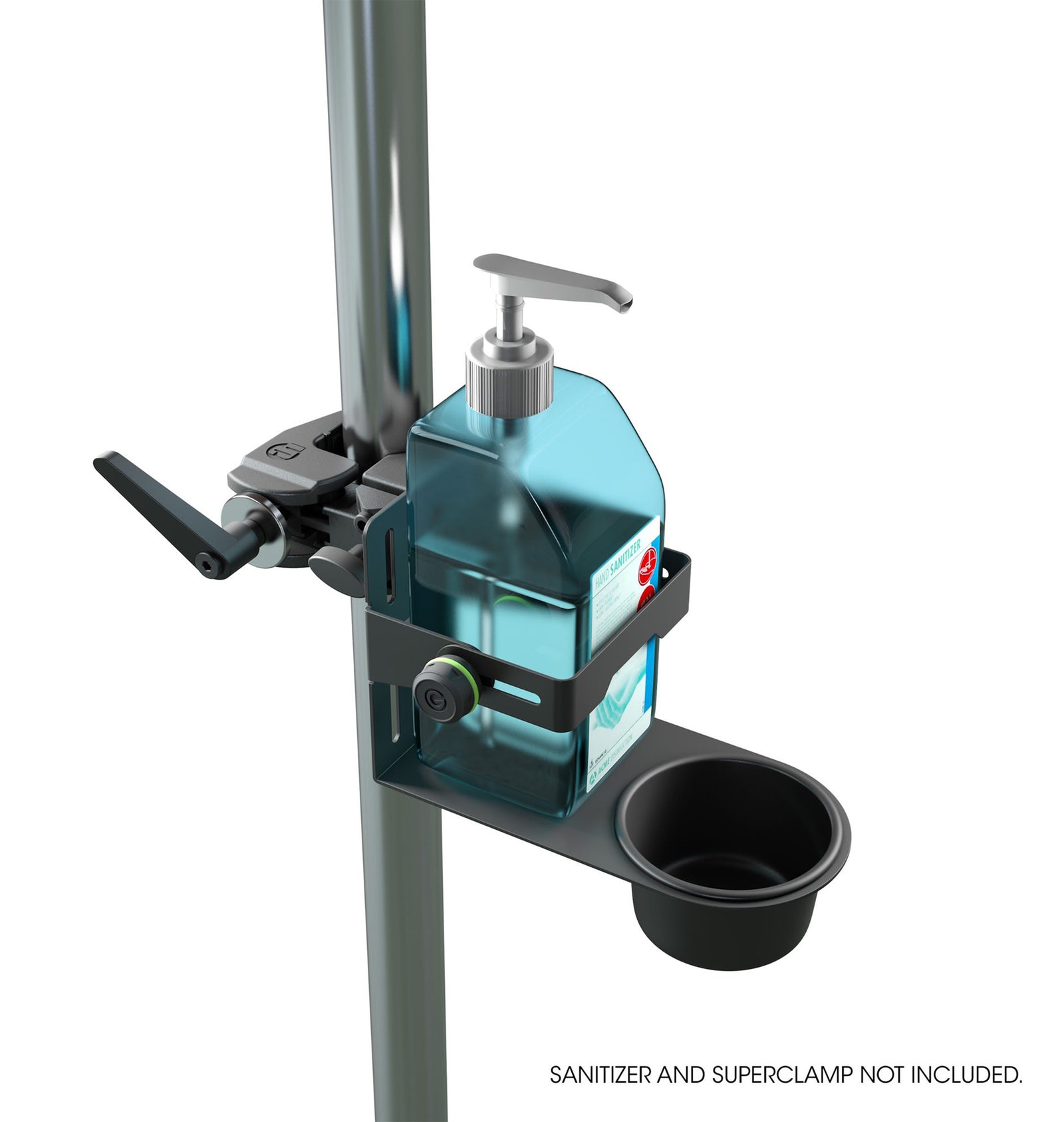 Gravity MA DIS 01 B, Universal Disinfectant Holder - Black - Hollywood DJ