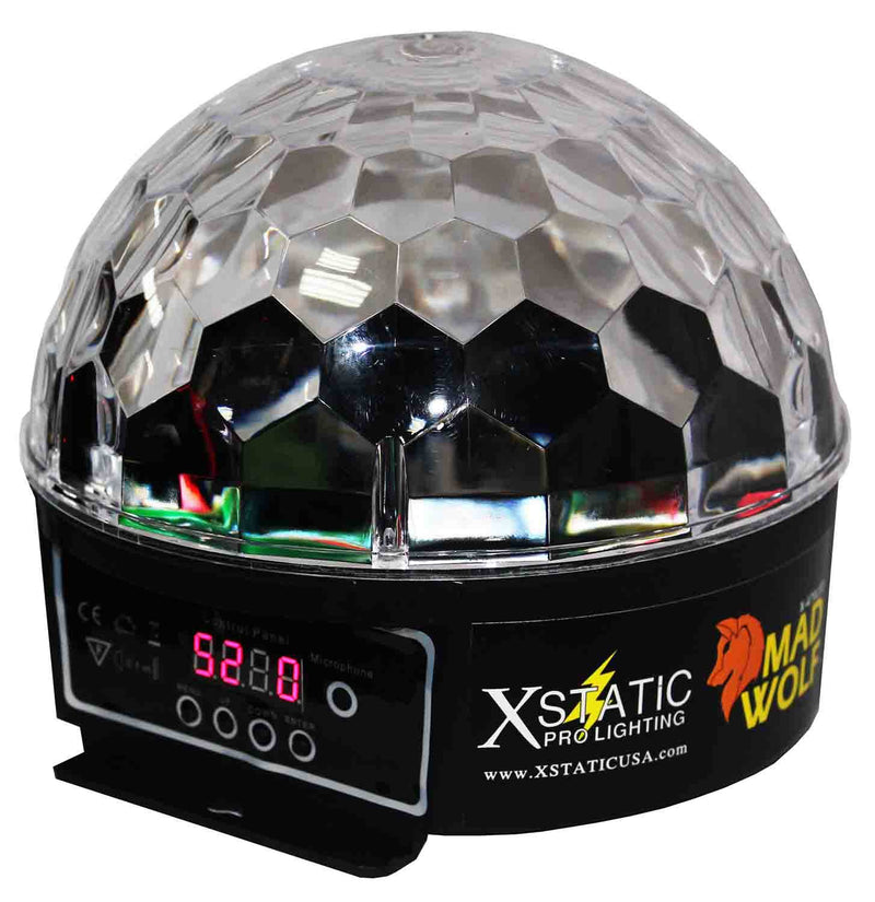 ProX X-478LED MADWOLF MADWOLF 6 x 3-Watt Tri 3 in1 Ultrabright RGB LEDs - Hollywood DJ