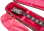 Gator Cases GW-LP-BROWN Deluxe Wood Case for Single-Cutaway Guitars - Vintage Brown Exterior - Hollywood DJ