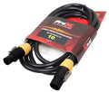 ProX XC-TR1FM12-10, 10 Ft Male to Female 12AWG Power Cable for TR1 Power Connection Compatible Devices - Hollywood DJ