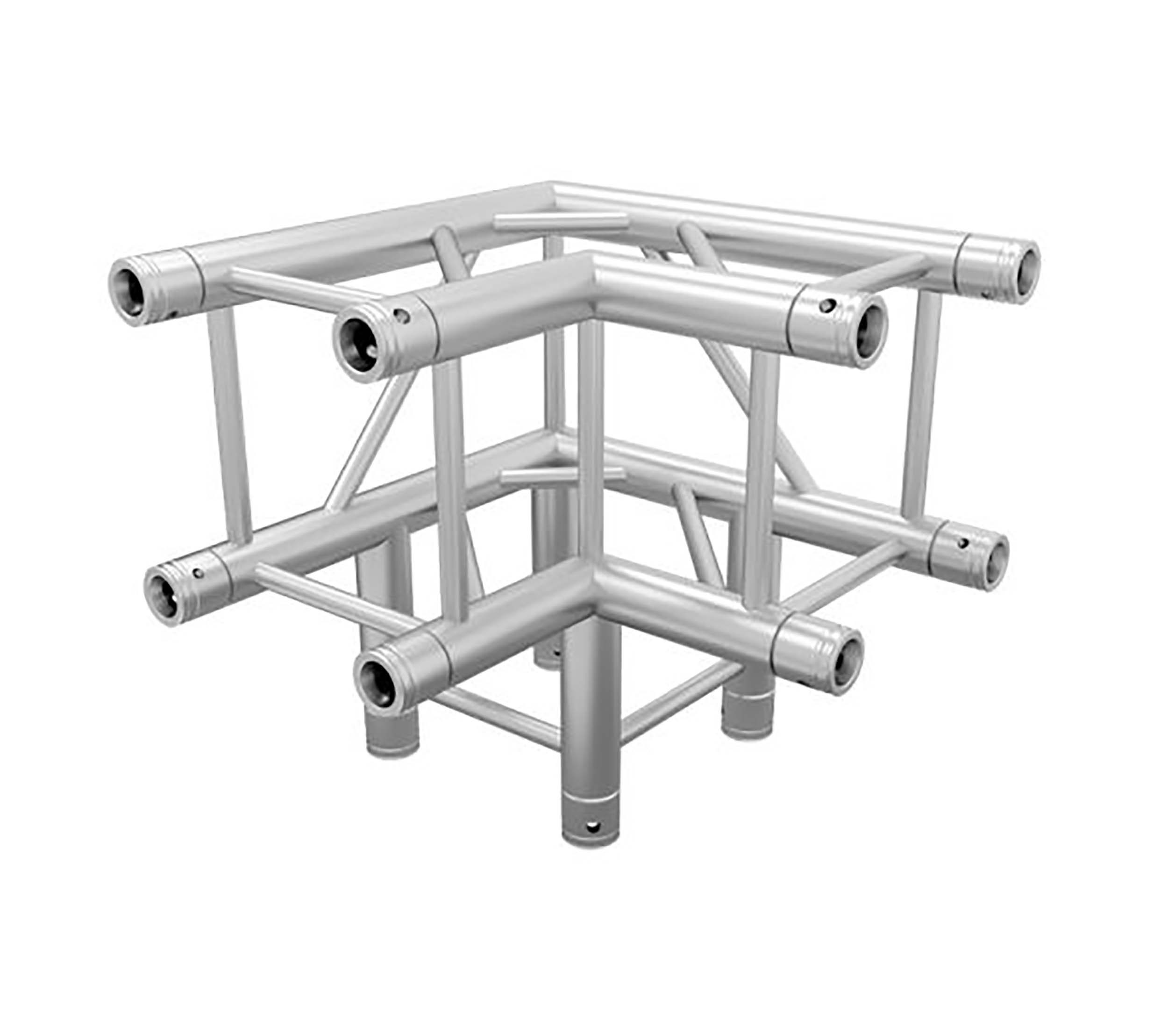 Global Truss SQ-4126, Three Way 90 Degree F34 Square Truss Corner - Hollywood DJ