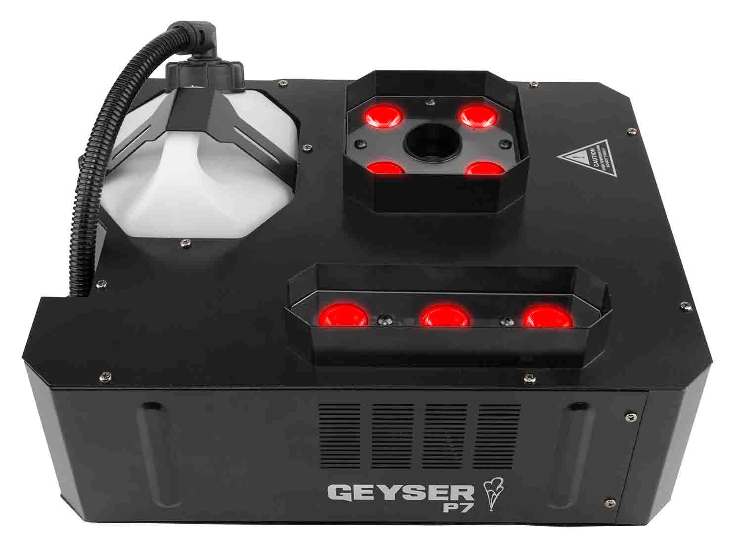Chauvet DJ GEYSERP7 7-LED RGBA+UV Vertical Fog Machine - Hollywood DJ