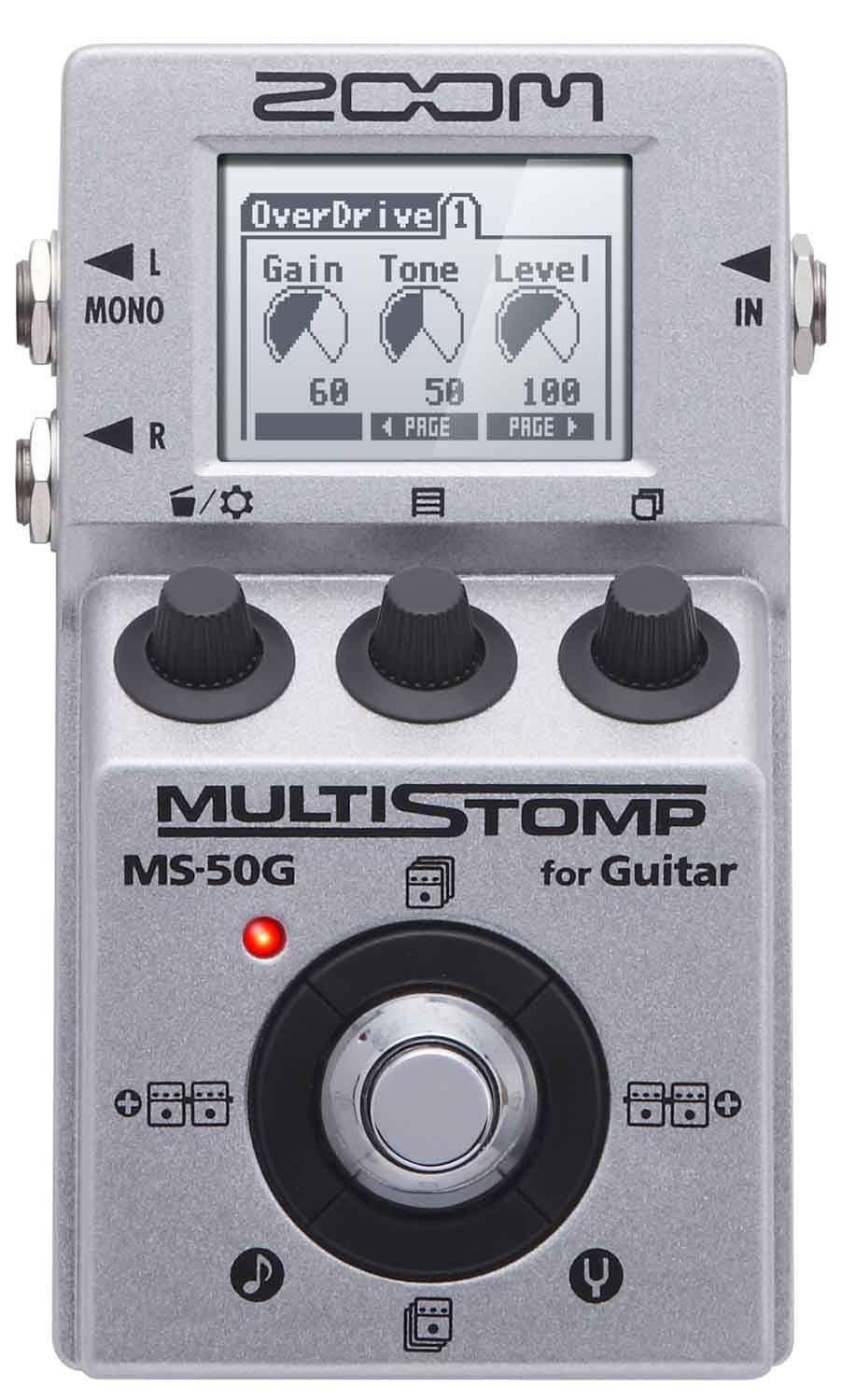 Zoom MS-50G MultiStomp Guitar Pedal With 100 Guitar Effects And Amp Models - Hollywood DJ