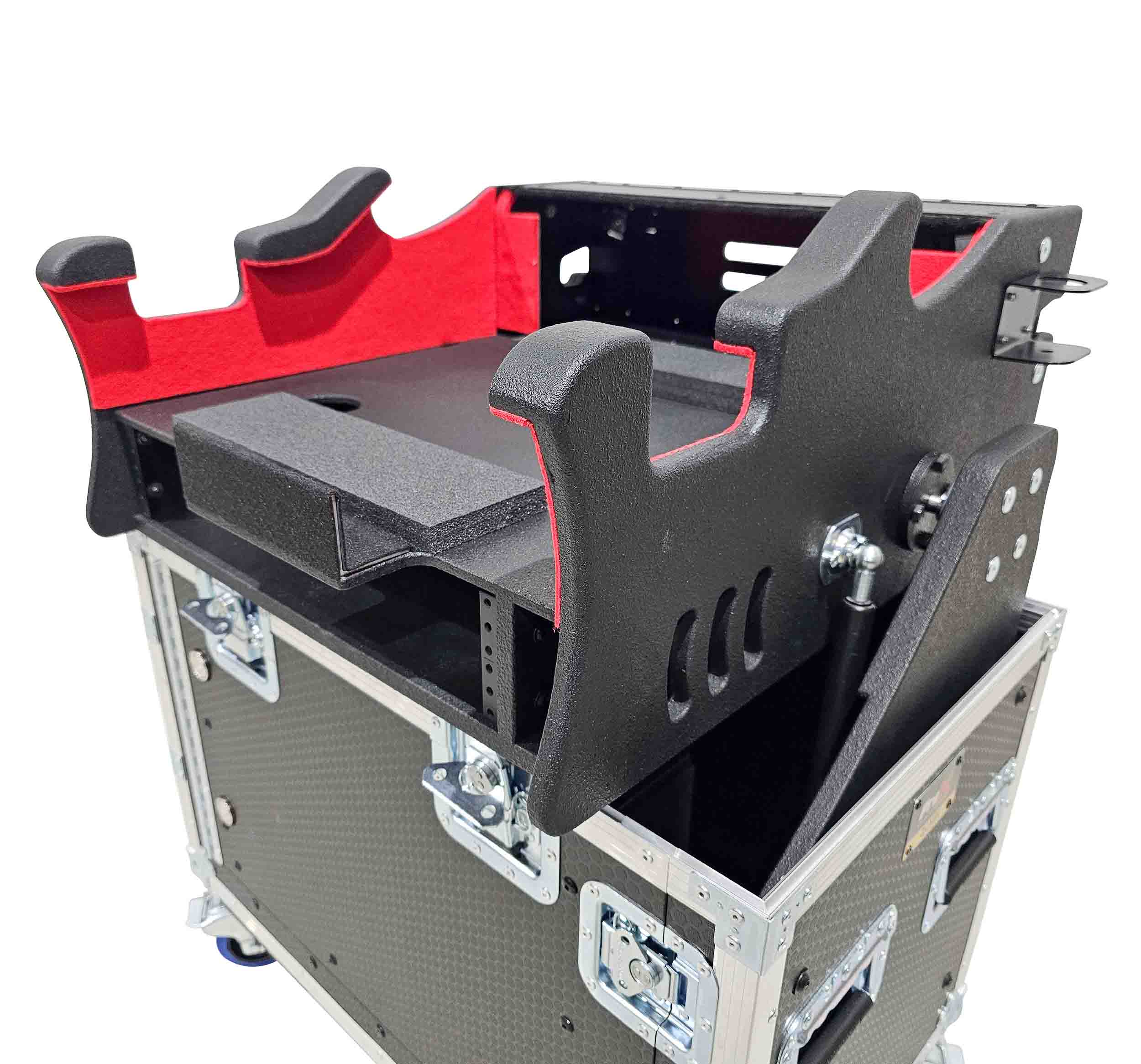 ProX XZF-AHAVANTIS SOLO 2U LMA, For Allen and Heath AVANTIS SOLO Flip-Ready Hydraulic Console Easy Retracting Lifting by ProX Cases