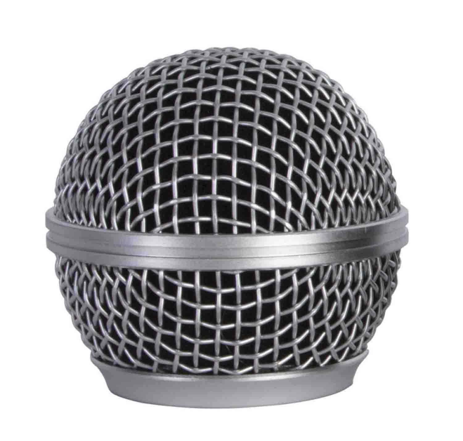 On Stage SP58 Replacement Steel Mesh Grille for Round Capsule Handheld Microphones - Hollywood DJ
