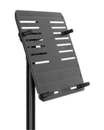 Gravity LTS T 02 B, Universal Laptop Stand with Adjustable Holding Pins and Steel Base - Black - Hollywood DJ