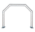 Global Truss ARCH/SYSTEM, F23 Arch Style Portable Truss System - 10 x 8 FT - Hollywood DJ