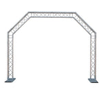 Global Truss ARCH/SYSTEM, F23 Arch Style Portable Truss System - 10 x 8 FT - Hollywood DJ