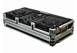 Odyssey FR10CDJWE Universal 10" Format DJ Mixer and Two Large Format Media Players Coffin Case - Hollywood DJ