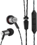 Roland FRZM-I-GUNBK In-Ear Headphones with 3-Button Remote & Microphone - Gunmetal Black - Hollywood DJ