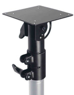 ProX X-LTF01BK Laptop Shelf Fits on Speaker Stand & Monitor VESA Arm Mount - Black - Hollywood DJ