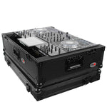 ProX XS-PRIME4 WBL2U DJ Flight Case for Denon Prime 4 DJ System - Black on Black - Hollywood DJ