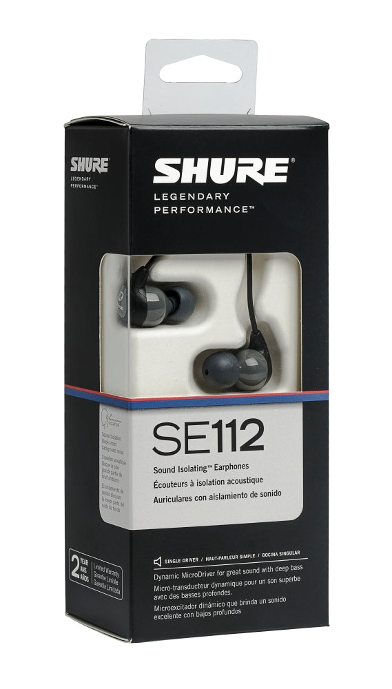 Shure SE112-GR SE112 Sound Isolating Earphones | Open Box - Hollywood DJ