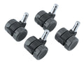 K&M 17510 Caster Kit for Guardian Stand - Black - Hollywood DJ