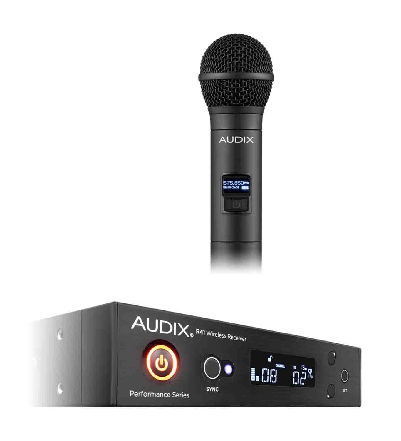 Audix AP41 OM2, Wireless Microphone System with H60 and OM2 Handheld Transmitter - Hollywood DJ