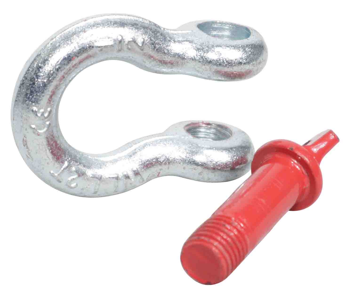 PROX XT-USHACKLE050, 2 Ton 1/2" Galvanized Screw Pin Anchor U Shackle - Hollywood DJ