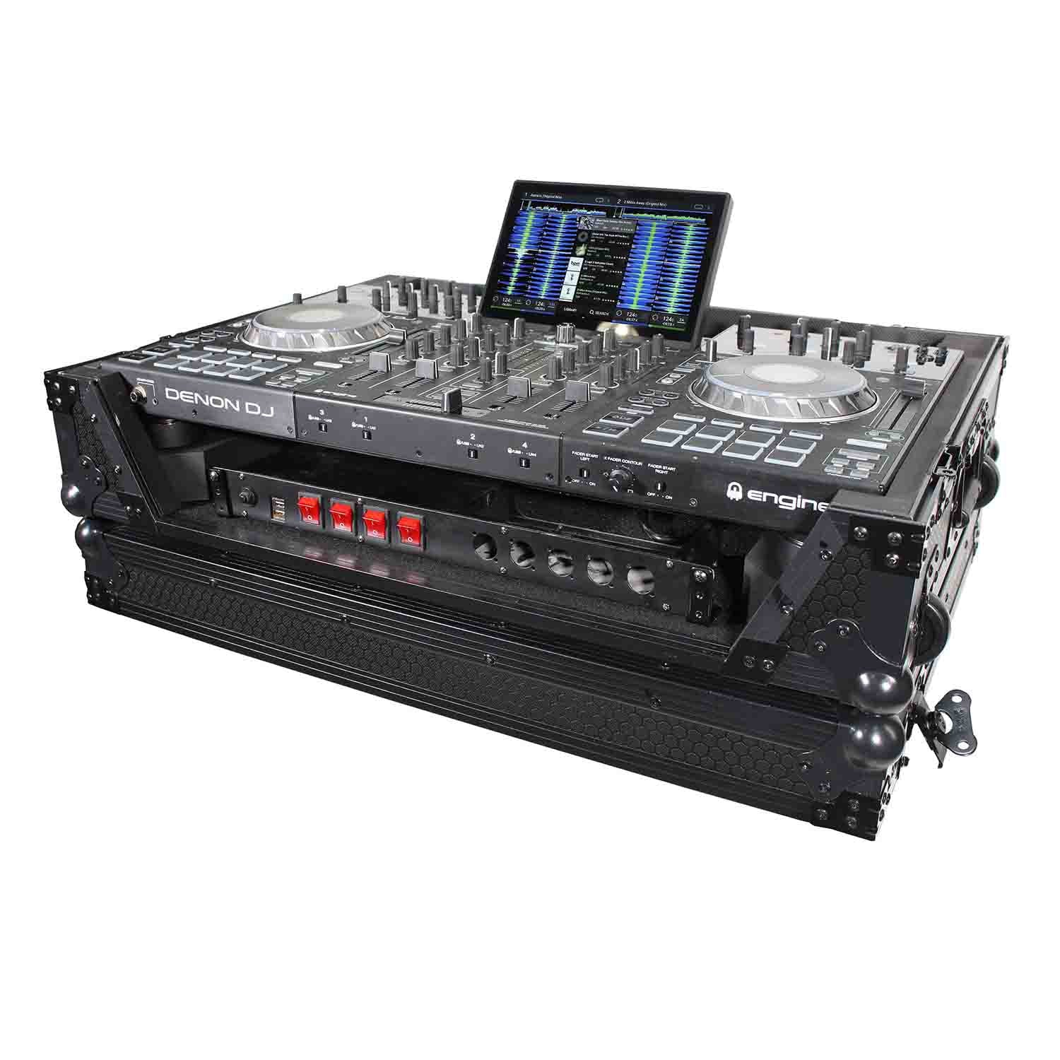 ProX XS-PRIME4 WBL DJ Flight Case For Denon Prime 4 Standalone DJ System ProX Cases