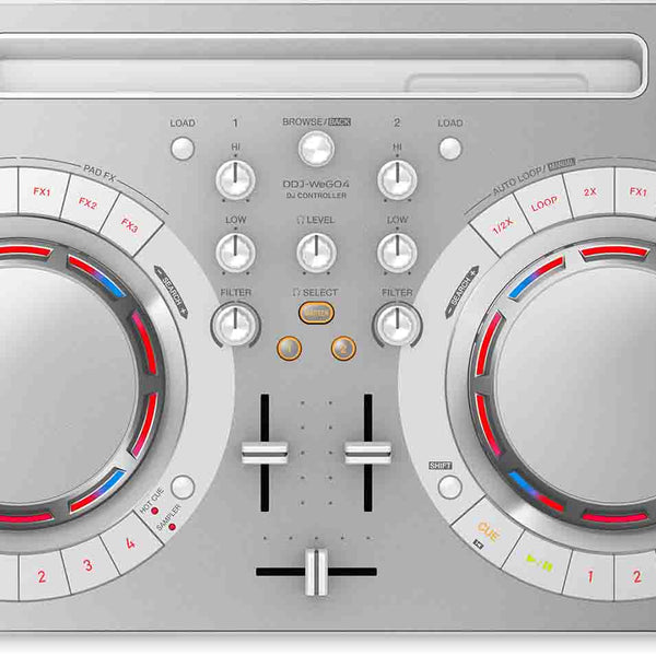 Pioneer DJ DDJ-WeGO4-W 2-Channel DJ Controller for Wedj - White