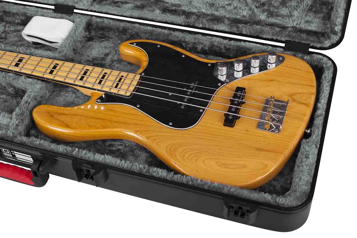 Gator Cases GTSA-GTRBASS-LED Guitar Case for Bass Guitars - LED Edition - Hollywood DJ