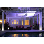 Odyssey TS1210, Scrim Werks Square Truss Slip Screen - (10 Feet, White) - Hollywood DJ