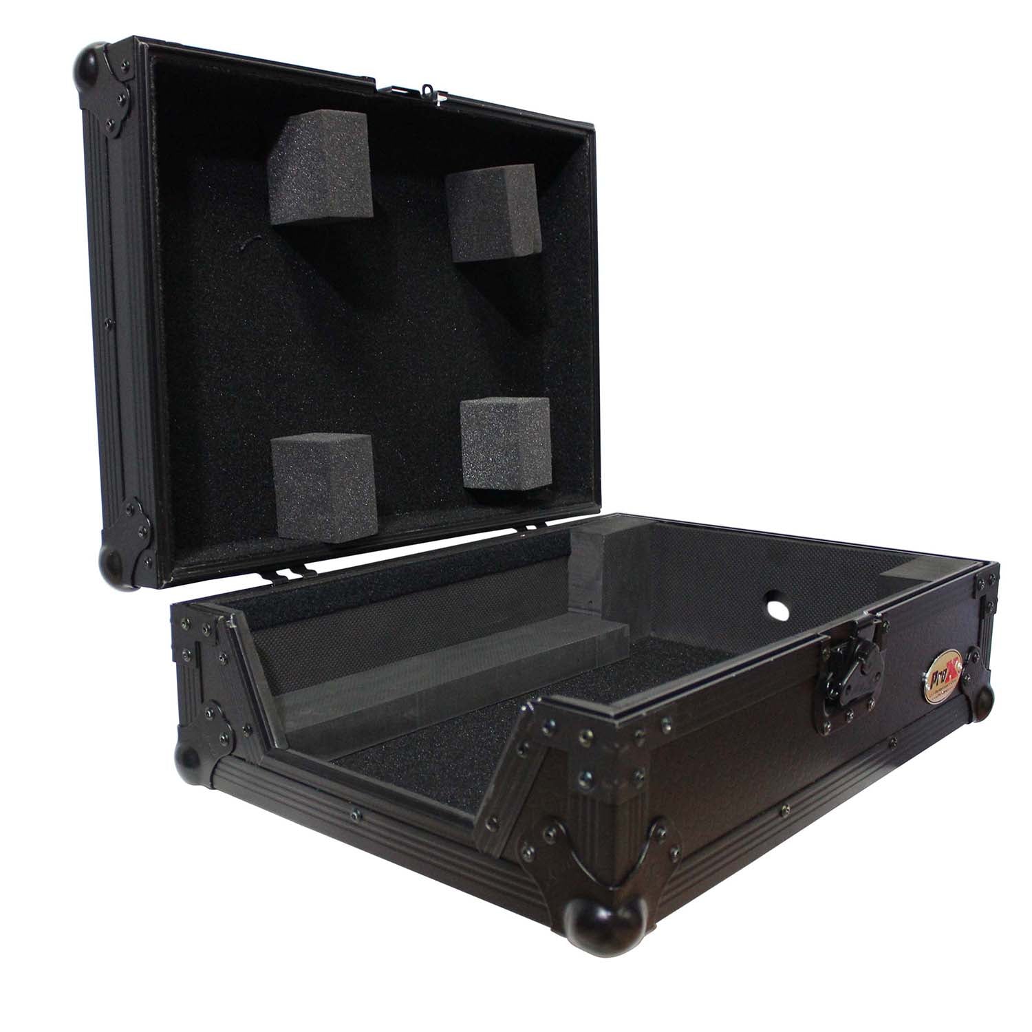ProX XS-M12BL, Universal DJ Flight Case for 12" Large Format DJ Mixers - Black by ProX Cases