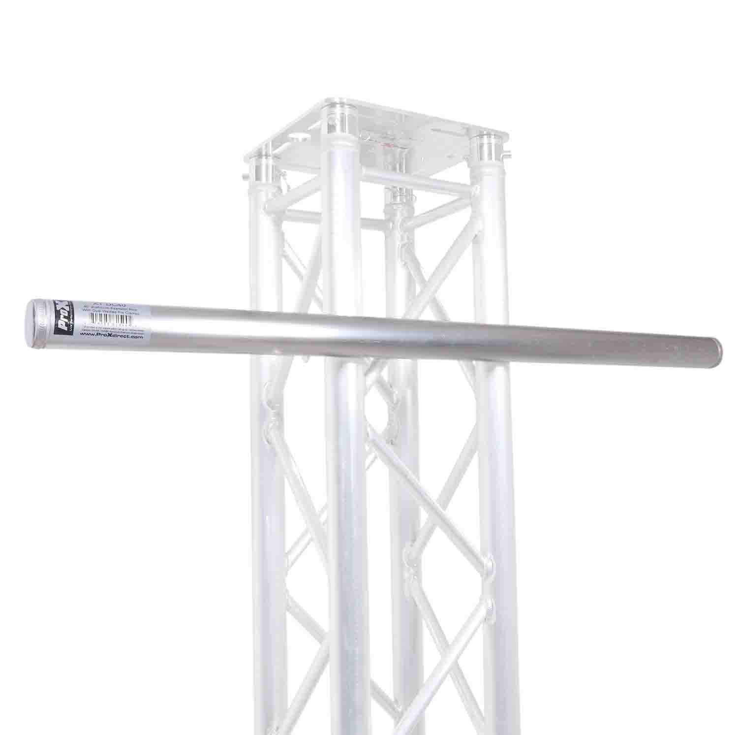 ProX XT-DC40 40" Aluminum Extension Pole with Dual Welded Pro Clamps - Hollywood DJ
