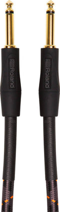 Roland RIC-G20 Instrument Cable, Straight 1/4-inch Connectors - 20 Feet - Hollywood DJ