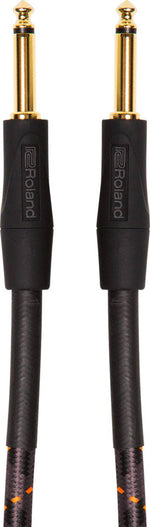 Roland RIC-G20 Instrument Cable, Straight 1/4-inch Connectors - 20 Feet - Hollywood DJ