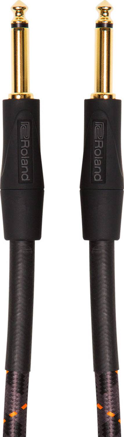 Roland RIC-G20 Instrument Cable, Straight 1/4-inch Connectors - 20 Feet - Hollywood DJ