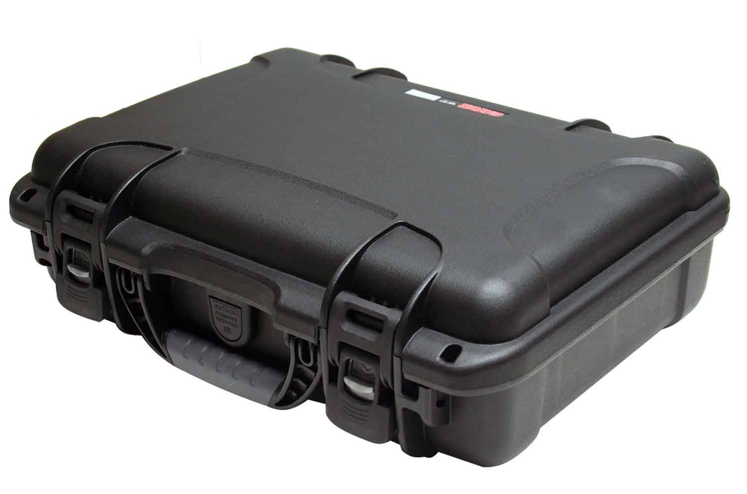 Gator Cases GU-1309-03-WPDF Waterproof Injection Molded Case with Diced Foam - 13.2″X9.2″X3.8″ - Hollywood DJ