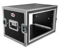ProX T-6RSP14, 6U Vertical Shockproof Effects Rack 14" Depth Rail to Rail with Handles - Hollywood DJ