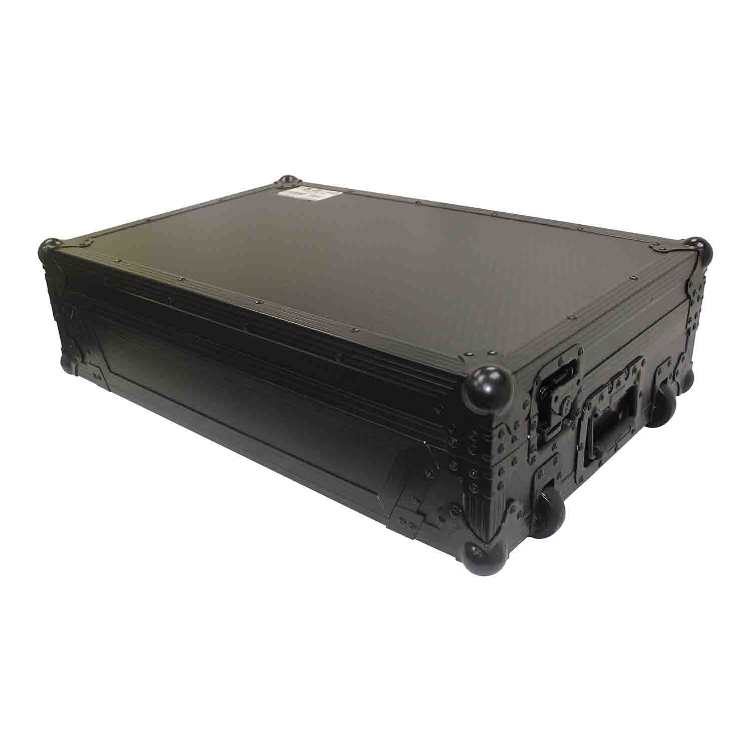 ProX XS-RANEONE WBL DJ Flight Case for RANE ONE DJ Controller with 1U Rack and Wheels - Black - Hollywood DJ